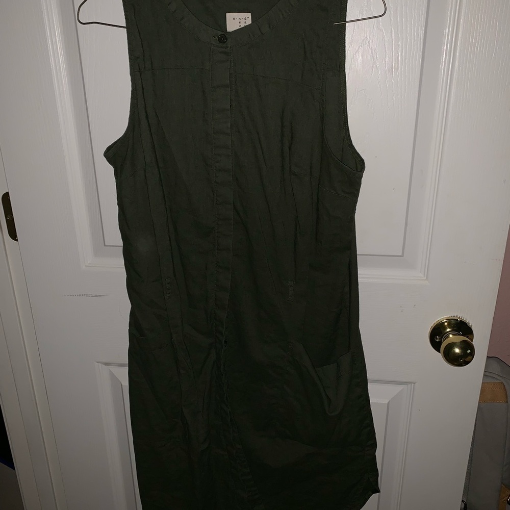 Button up dress